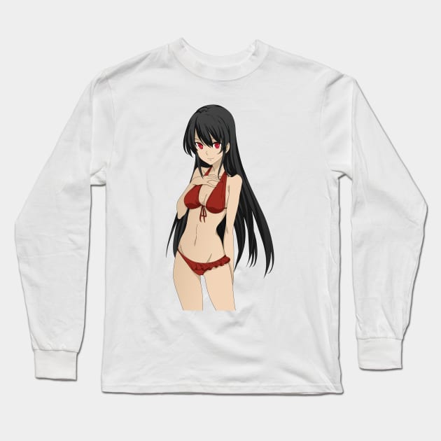 Akame Bathing Suit Long Sleeve T-Shirt by katelin1